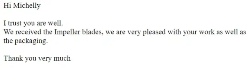 Customer Testimonial