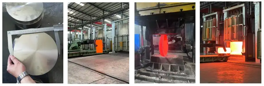 Production Process of Titanium Forged Discs